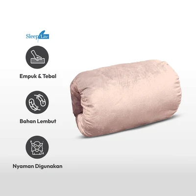 Gambar Sleeplite 40x29x18 Cm Bantal Tidur - Peach