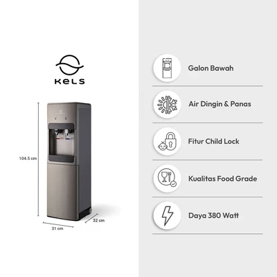 Gambar Kels Salvo Dispenser Air Bottom Loading - Silver
