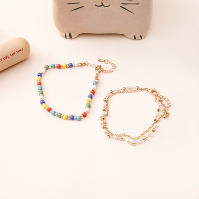 Gambar Ataru Gelang Wanita Beads Set 2 pcs - Mix