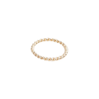 Gambar Ataru Cincin Wanita Set 6 pcs - Putih/Gold