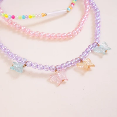 Gambar Ataru Gelang Anak Beads Butterfly Set 3 pcs