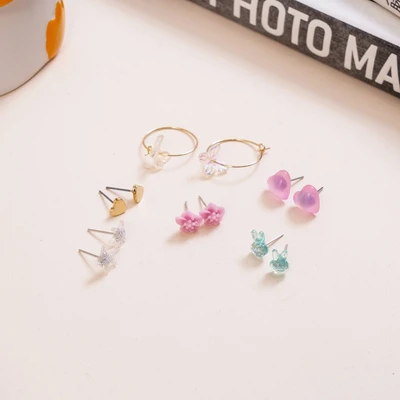 Gambar Ataru Set 6 Pcs Anting Anak Multi