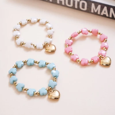 Gambar Ataru Gelang Anak Heart Charm Set 3 pcs