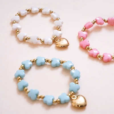 Gambar Ataru Gelang Anak Heart Charm Set 3 pcs