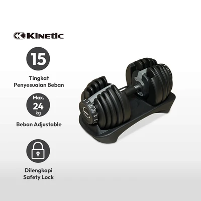 Gambar Kinetic 24 Kg Adjustable Dumbbell