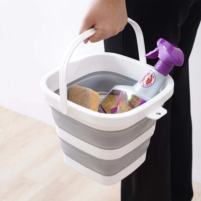 Gambar Proclean 5 Ltr Ember Lipat Square - Abu-Abu