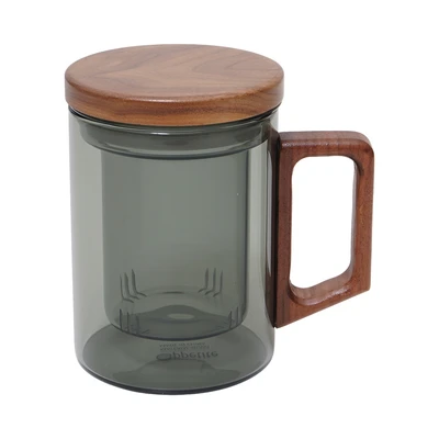 Gambar Appetite 350 Ml Ronja Mug Teh Dengan Tutup & Infuser - Abu-abu