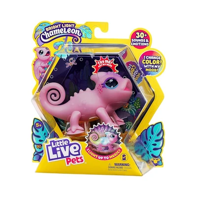 Gambar Little Live Pets Bright Light Chameleon Single Nova - Pink