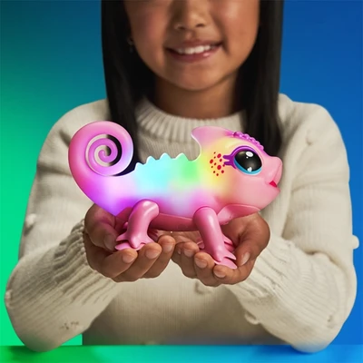 Gambar Little Live Pets Bright Light Chameleon Single Nova - Pink