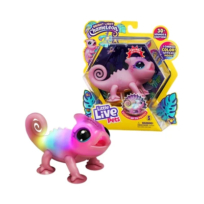 Gambar Little Live Pets Bright Light Chameleon Single Nova - Pink