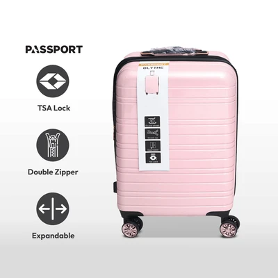 Gambar Passport 20 Inci Blythe Koper Pc & Abs Tsa Lock - Dusty Pink