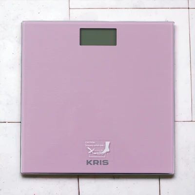 Gambar Kris Timbangan Badan Digital Personal 180 Kg - Pink