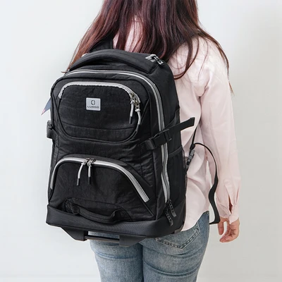 Gambar Luggo Nero Koper Polyester Backpack 2in1 19 inch - Hitam