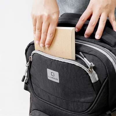 Gambar Luggo Nero Koper Polyester Backpack 2in1 19 inch - Hitam