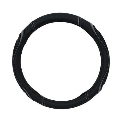 Gambar Otto Klasse Sarung Stir Mobil Heavyduty - Hitam/Abu-Abu