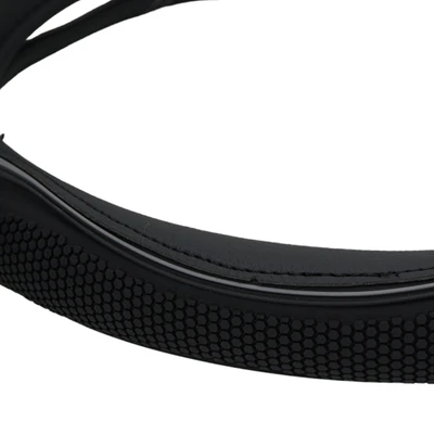 Gambar Otto Klasse Sarung Stir Mobil Heavyduty - Hitam/Abu-Abu