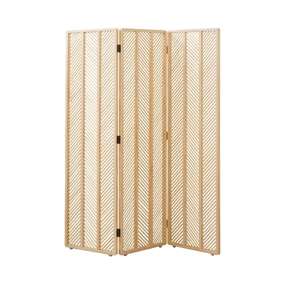 Gambar Informa Chevrone Partisi 3 Panel Natural MH50