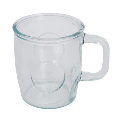 Gambar Delicia Gravar Mug Kaca 350 ml Set 4 pcs Transparan