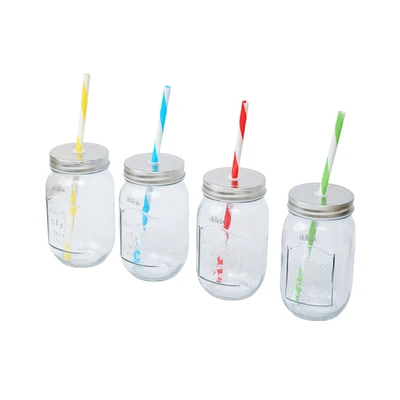 Gambar Delicia Mason Teko & Gelas Carafe Kaca 1 Liter Set 5 pcs Transparan