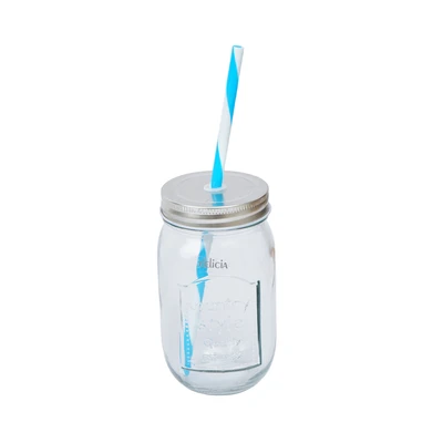 Gambar Delicia Mason Teko & Gelas Carafe Kaca 1 Liter Set 5 pcs Transparan