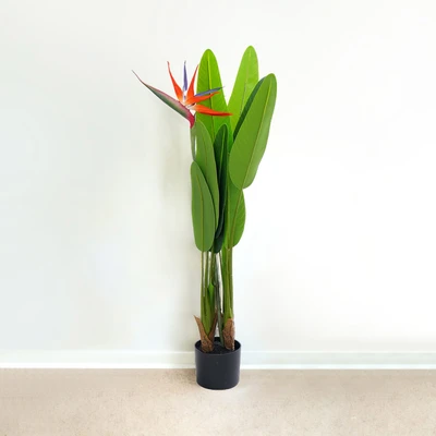 Gambar Informa Tanaman Artifisial Strelitzia Dengan Pot 65x55x100 cm - Hijau
