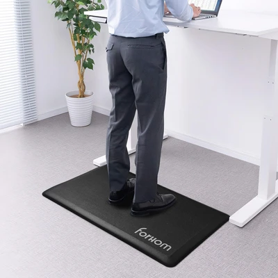 Gambar Forhom Keset Pijakan Anti Fatigue PVC 44x71 cm - Hitam Stone