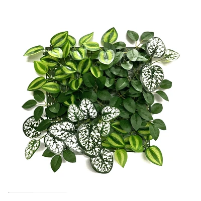 Gambar CC Grass Rumput Artifisial Dinding Rose & Berry 33x33 cm - Mix