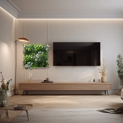 Gambar CC Grass Rumput Artifisial Dinding Rose & Berry 33x33 cm - Mix
