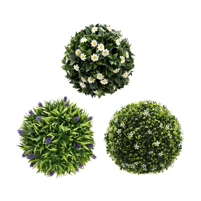 Gambar Cc Grass Tanaman Artifisial Melaboug Grass Ball 25x25 cm Random
