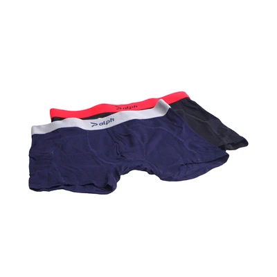 Gambar Alph Celana Dalam Pria Boxer Basic Set 2 pcs Ukuran M - Mix