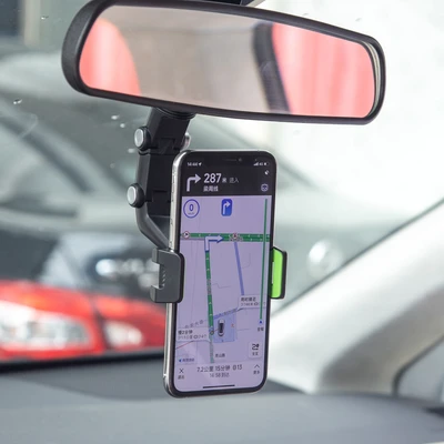 Gambar Otto Klasse Holder Smartphone Mobil Rearview Mirror 1157 - Hitam