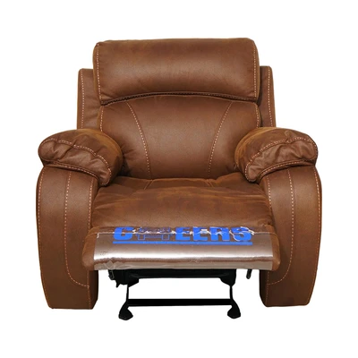 Gambar Cheers Mc Leod Sofa Recliner Rocking Fabric 1 Seater - Cokelat