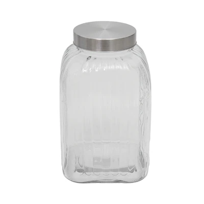 Gambar Informa Gala Stoples Kaca 4.5 Liter Transparan - Silver