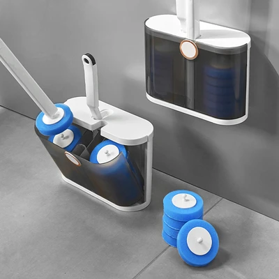 Gambar Proclean Sikat Toilet Disposable Set 15 Pcs - Putih