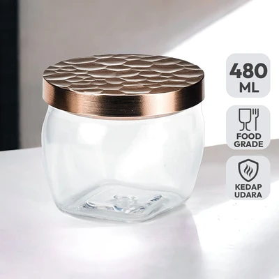 Gambar Kris Seica Stoples Akrilik 480 ml Transparan - Rose Gold