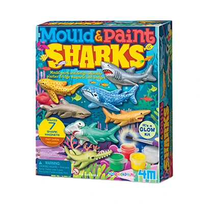 Gambar 4m Set Mould & Paint Glow Sharks 00-04785