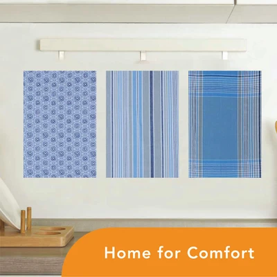 Gambar Forhom Kain Lap Dapur Katun Tile Set 3 pcs