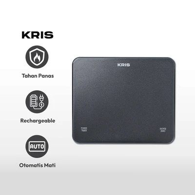 Gambar Kris Timbangan Dapur Rechargeable Ck2153 - Hitam