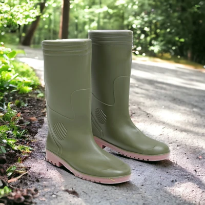 Gambar Krisbow Ukuran 38 Sepatu Boots Pengaman Srsb50K3L - Hijau