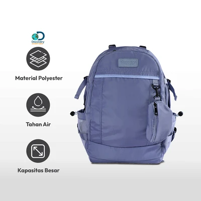 Gambar Discovery Adventures Tas Ransel Kasual - Biru Denim