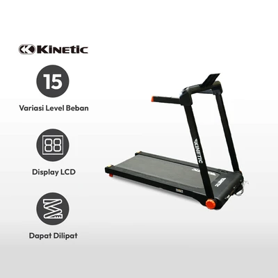 Gambar Kinetic Motorized Treadmill 1 Hp 15p