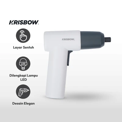 Gambar Krisbow Obeng Cordless P-3.6V Ircs364 - Putih