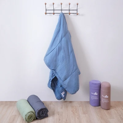 Gambar Sleeplite 150x200 cm Selimut Microfiber Cloudy - Biru
