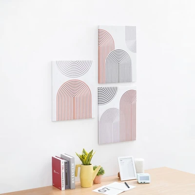 Gambar Informa Hiasan Dinding Kanvas Print Graphic 40x50 cm Set 3 Pcs - Mix
