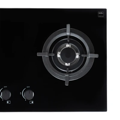 Gambar Modena Kompor Tanam 2 Tungku Bh 5725 Babk 70 cm - Hitam