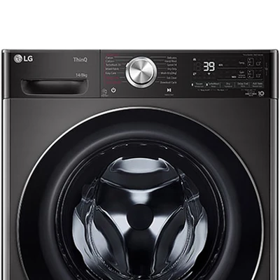 Gambar LG Mesin Cuci Front Loading 8 kg FV1414H2BA - Hitam