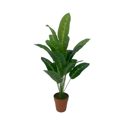 Gambar Arthome Tanaman Artifisial Dieffenbachia Dengan Pot 14x14x70 cm - Hijau