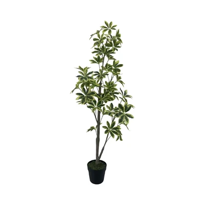 Gambar Arthome Tanaman Artifisial Umbrella Tree Dengan Pot 16x16x30 cm