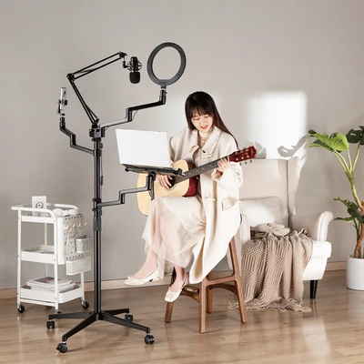 Gambar Krisbow Tripod Streaming Mobile 17-32 Inch - Hitam