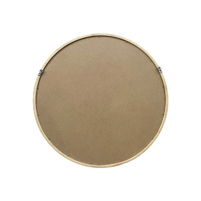 Gambar Informa Cermin Dinding Dekorasi Kayu & MDF Round 60x4x60 cm - Cokelat Natural